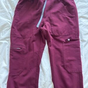 Burgundy Cargo Pants